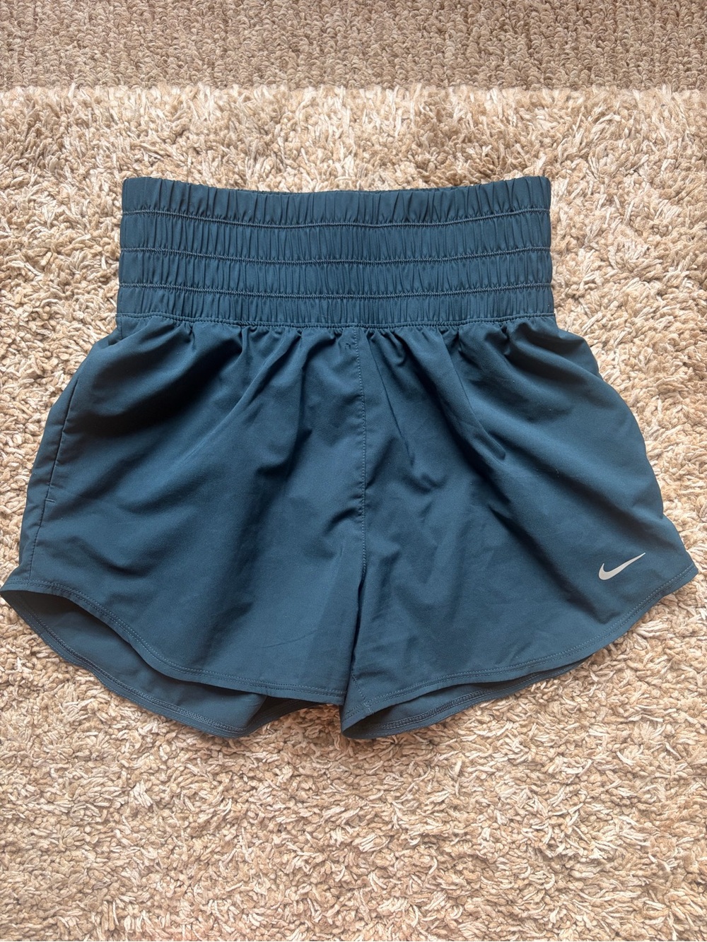Nike Women's High-Waist Navy Running Shorts